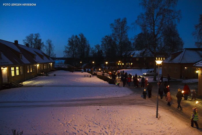 Fakkeltog ved Blaker skanse